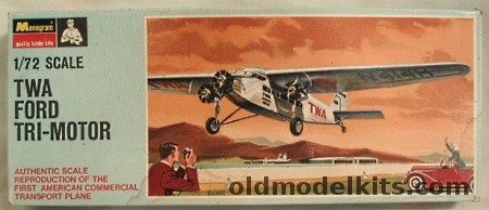 Monogram 1/77 Ford Tri-Motor -  Bagged, PA161 plastic model kit